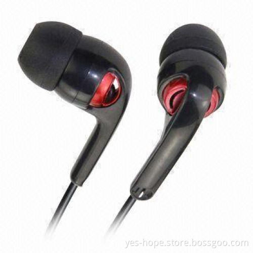 Retractable Earphones with 20 to 20kHz Frequency Ranges and 100dB Sensitivity